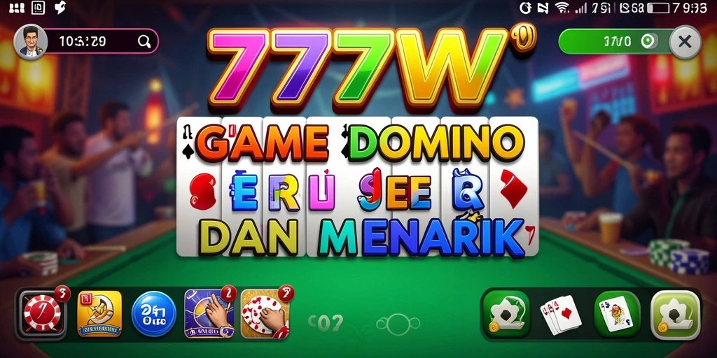 Gameplay seru dan menarik dalam 7777W dengan teman-teman.