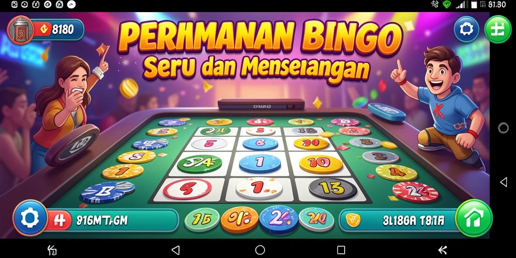 Tampilan gameplay Bingo yang seru di 8180.