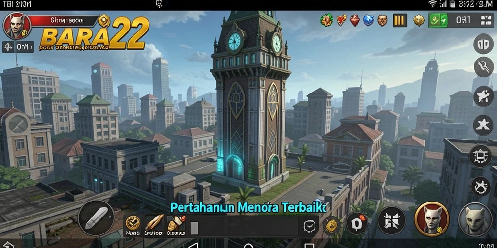 Gameplay BARA22 yang menantang dalam Tower Defense yang menegangkan.