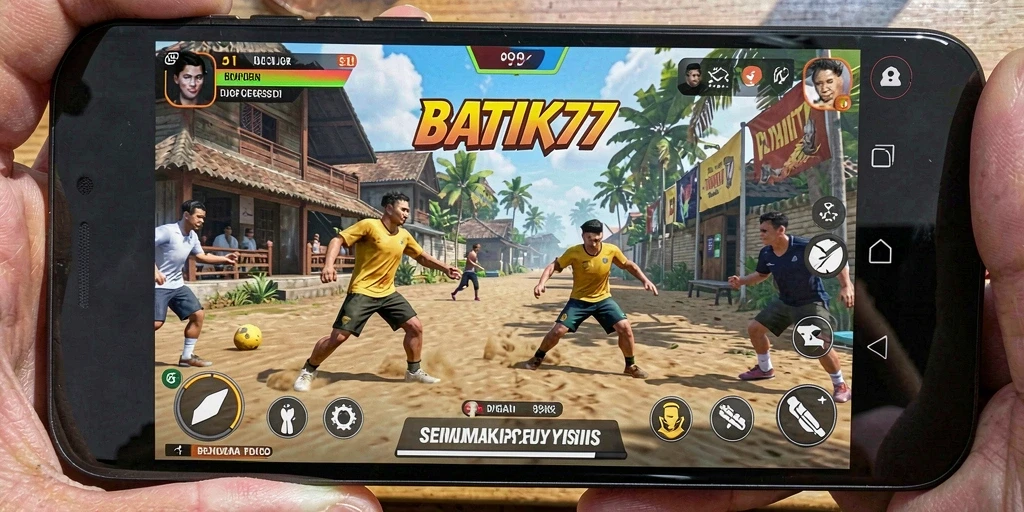 Tampilan gameplay BATIK77 yang menegangkan dan seru di arena olahraga.