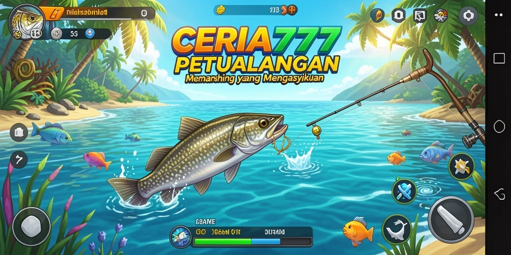 Tampilan menarik dalam gameplay memancing CERIA777.
