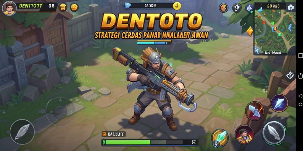 Tampilan gameplay menantang DENTOTO yang penuh strategi.