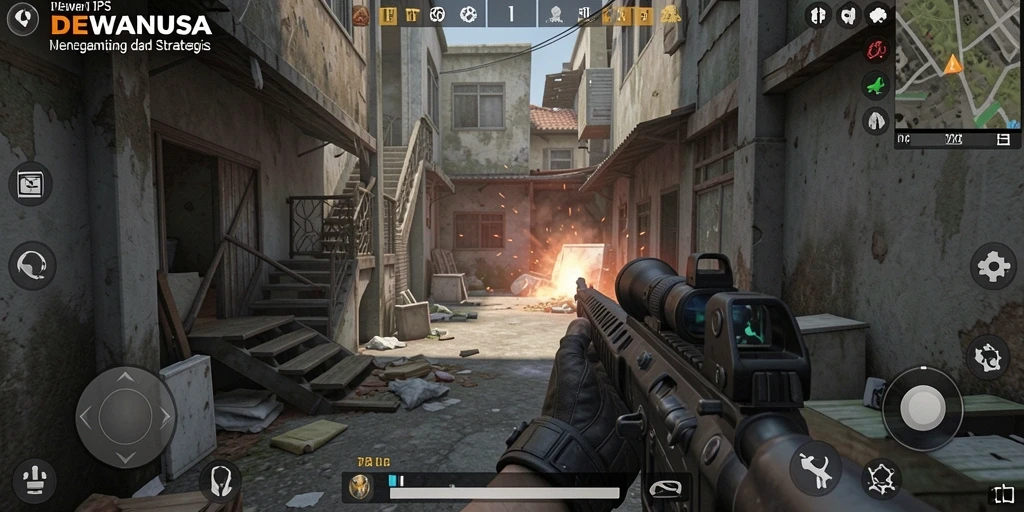 Tampilan keseruan gameplay DEWANUSA yang menegangkan dan menantang.