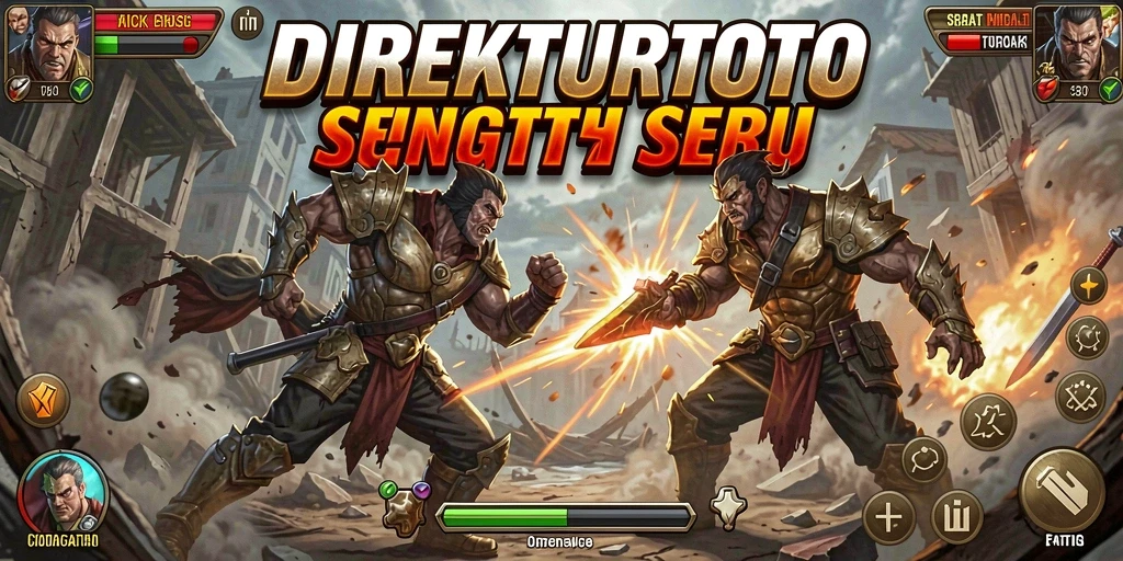 Tampilan aksi pertarungan seru di DIREKTURTOTO.