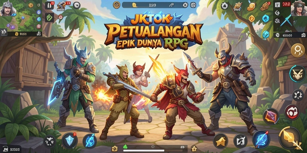 Tampilan gameplay JKTOK yang memukau dan mengasyikkan.