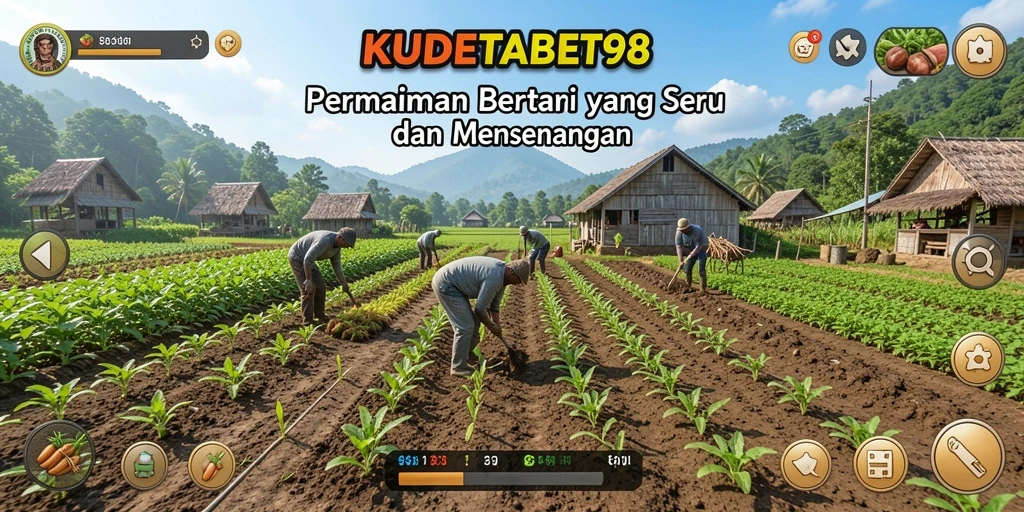Tampilan luar biasa gameplay bertani di KUDETABET98.