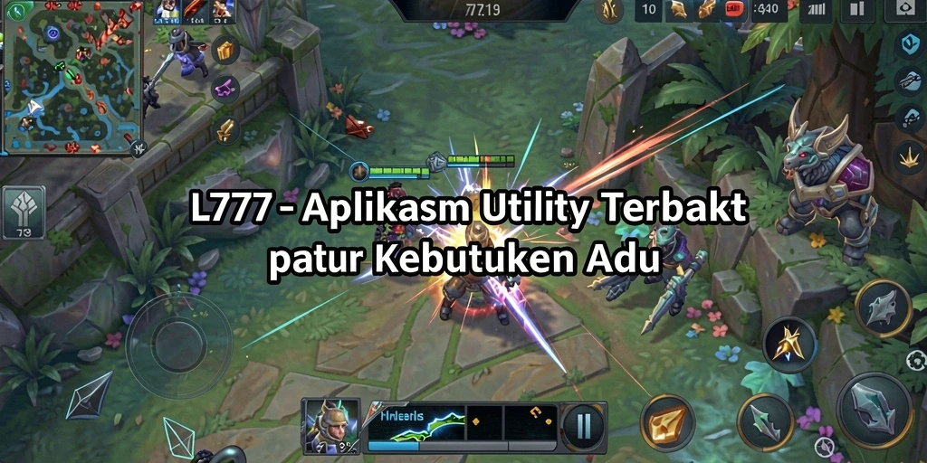 Tampilan antarmuka aplikasi Utility L777 yang menarik dan fungsional.