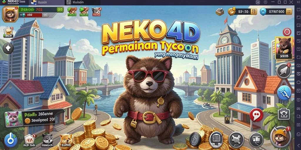 Tampilan gameplay NEKO4D yang menarik dan seru.