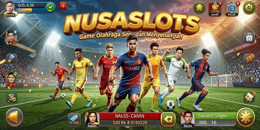 Gameplay seru NUSASLOTS dengan tantangan olahraga yang mendebarkan.