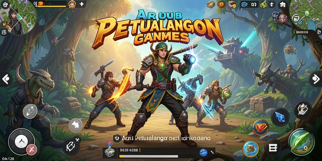 Tampilan gameplay seru dalam OLX128 dengan aksi bertempur yang mendebarkan.