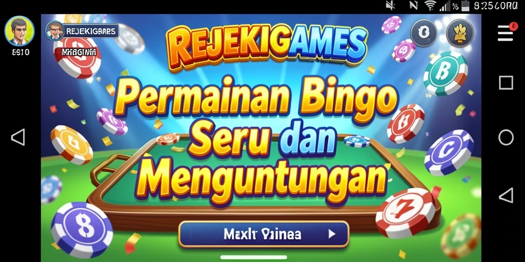 Tampilan gameplay REJEKIGAMES yang menarik dan seru.