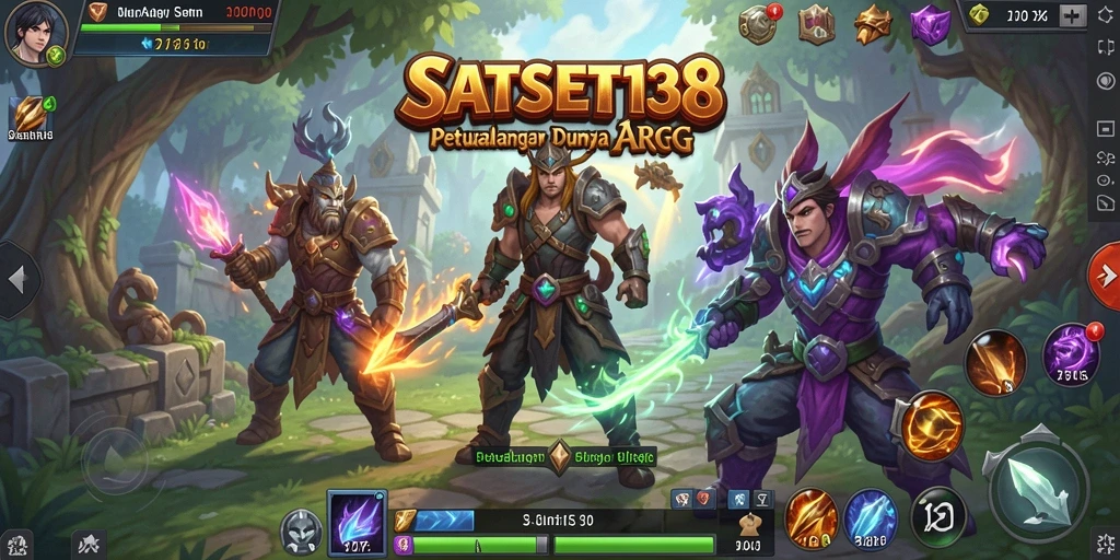 Tangkapan layar SATSET138 menunjukkan intensnya pertarungan dalam dunia ARPG.