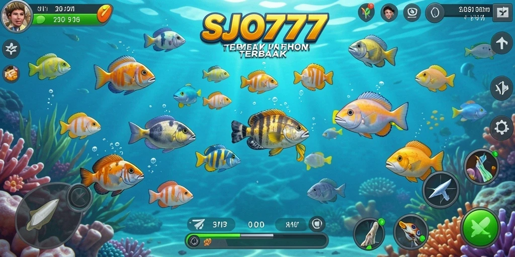 Tangkapan layar permainan SJO777 yang menampilkan keseruan Tembak Ikan.