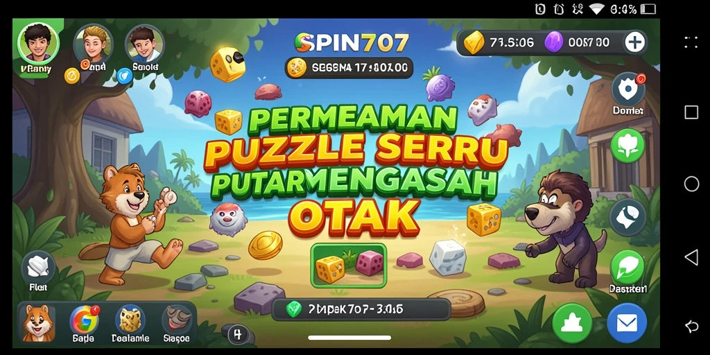 Tampilan gameplay SPIN707 yang menantang dan seru dalam teka-teki.