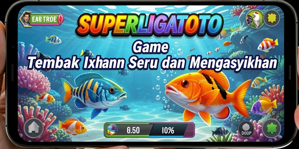Gameplay Tembak Ikan yang seru dan menantang di SUPERLIGATOTO.