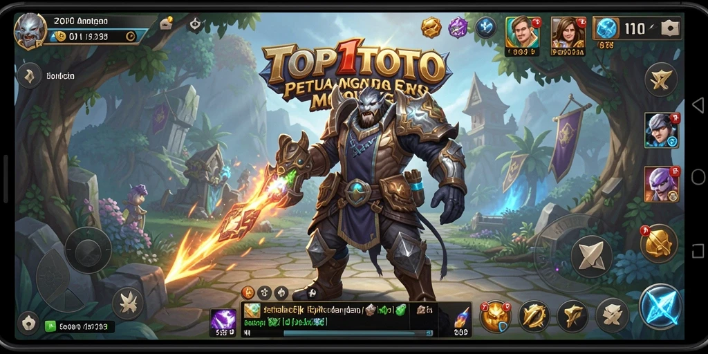 Screenshot gameplay TOP1TOTO yang menampilkan aksi seru dalam pertempuran MMORPG.