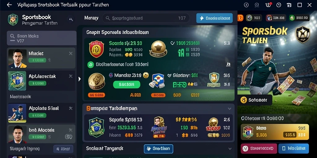 Tampilan gameplay V07 yang menarik dan interaktif di Sportsbook.